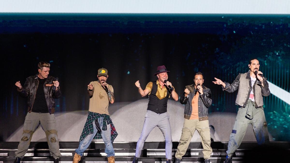 Backstreet Boys in Mumbai A 33song largerthanlife blast of nostalgia The Hindu